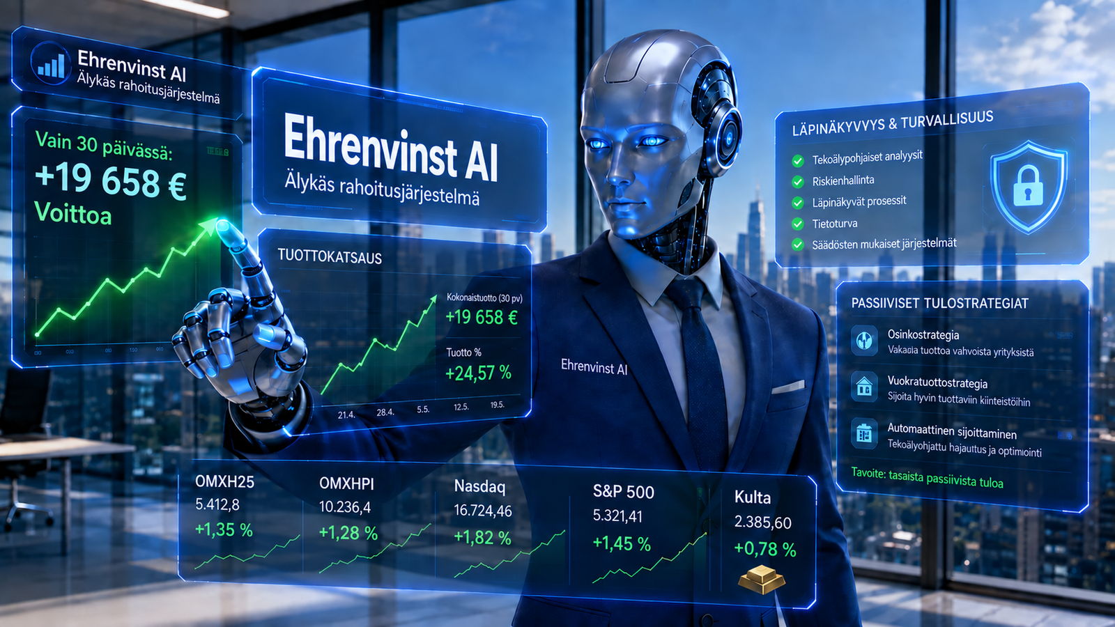 Ehrenvinst AI alusta